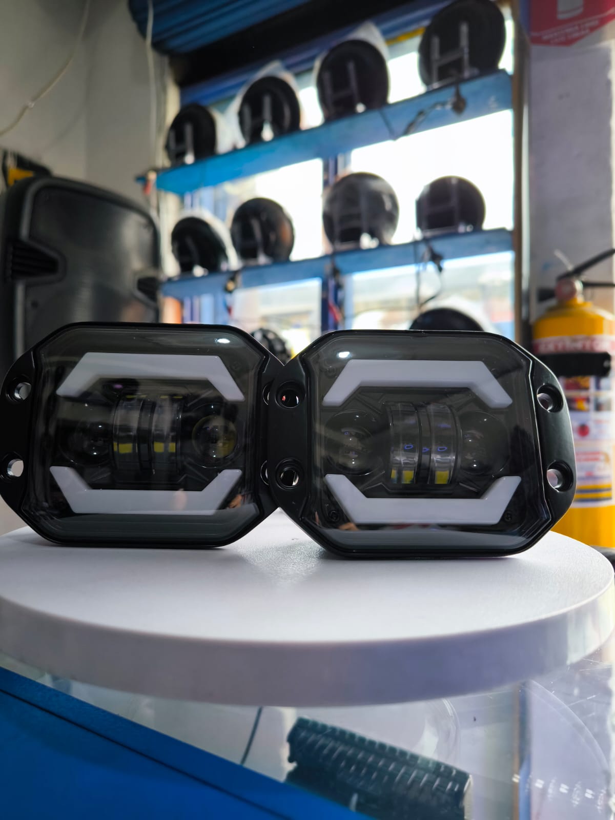 Gray helmet for bikers