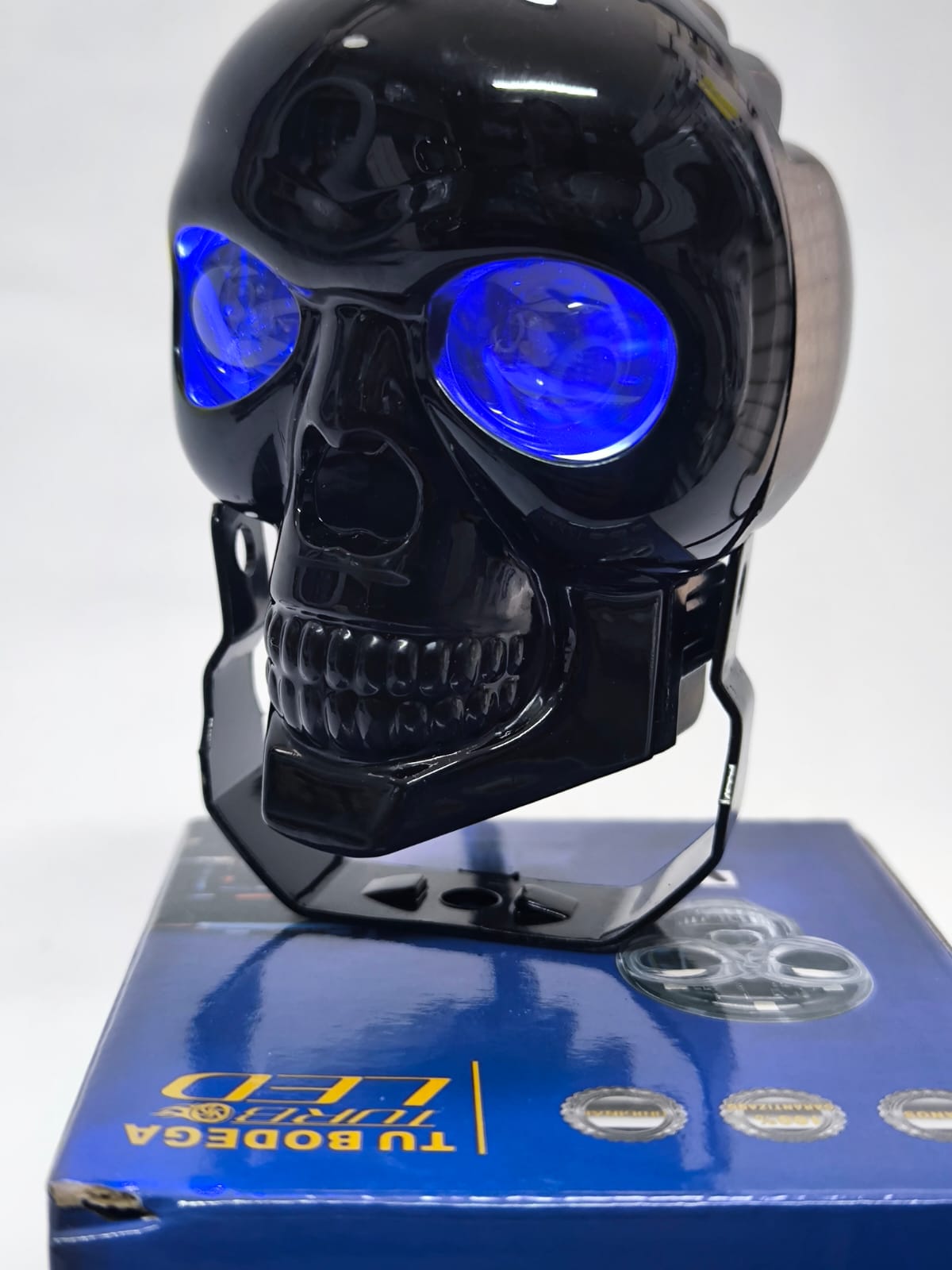 Gray helmet for bikers