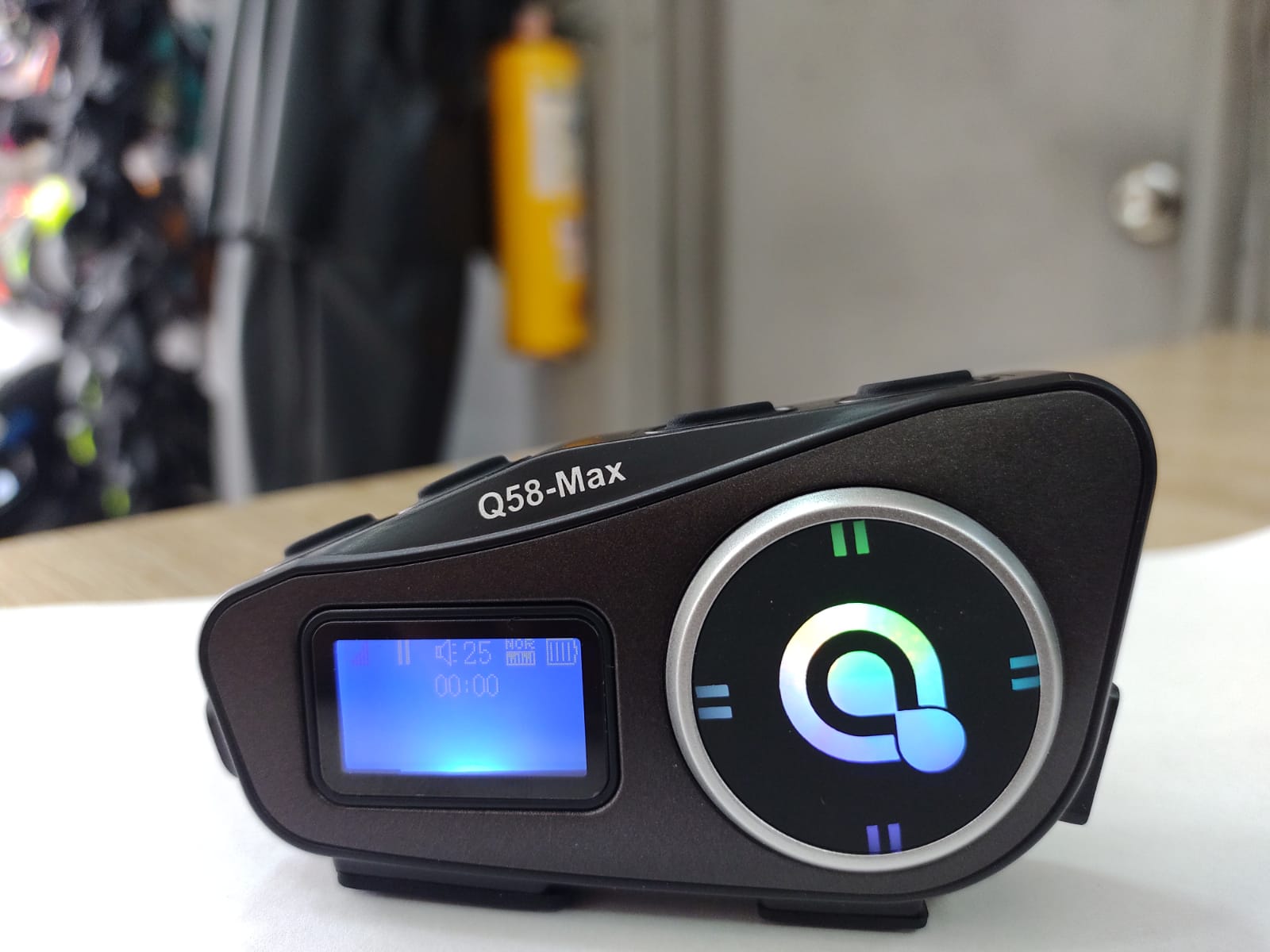 Gray helmet for bikers